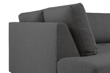 Crazy 4-sits Vänstervänd U-formad Small Soffa med Divan och Schäslong i Tyg - Mörkgrå - Möbler - Soffa - Divansoffa & schäslongsoffa - 3 sits soffa med divan