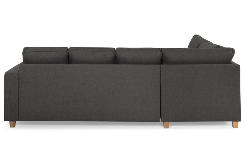 Crazy 4-sits Vänstervänd U-formad Small Soffa med Divan och Schäslong i Tyg - Mörkgrå - Möbler - Soffa - Divansoffa & schäslongsoffa - 3 sits soffa med divan