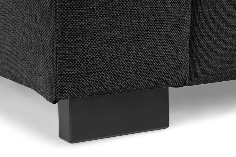 Crazy 4-sits Vänstervänd U-formad Small Soffa med Divan och Schäslong i Tyg - Mörkgrå - Möbler - Soffa - Divansoffa & schäslongsoffa - 3 sits soffa med divan
