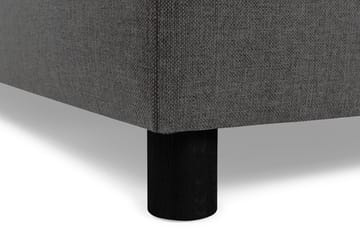 Crazy 4-sits Vänstervänd U-formad Small Soffa med Divan och Schäslong i Tyg - Mörkgrå - Möbler - Soffa - Divansoffa & schäslongsoffa - 3 sits soffa med divan