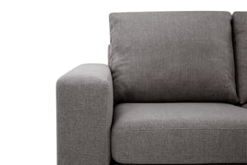 Crazy Limited Edition 4-sits Högervänd L-formad Schäslongsoffa i Tyg - Grå - Möbler - Soffa - Divansoffa & schäslongsoffa - 4 sits soffa med divan