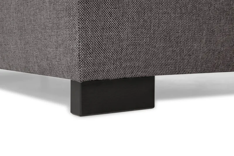 Crazy Limited Edition 4-sits Högervänd L-formad Schäslongsoffa i Tyg - Grå - Möbler - Soffa - Divansoffa & schäslongsoffa - 4 sits soffa med divan