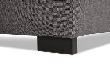 Crazy Limited Edition 4-sits Vänstervänd L-formad Djup Schäslongsoffa i Tyg - Grå - Möbler - Soffa - Divansoffa & schäslongsoffa - 4 sits soffa med divan