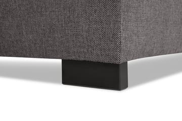 Crazy Limited Edition 4-sits Vänstervänd L-formad Djup Schäslongsoffa i Tyg - Grå - Möbler - Soffa - Divansoffa & schäslongsoffa - 4 sits soffa med divan