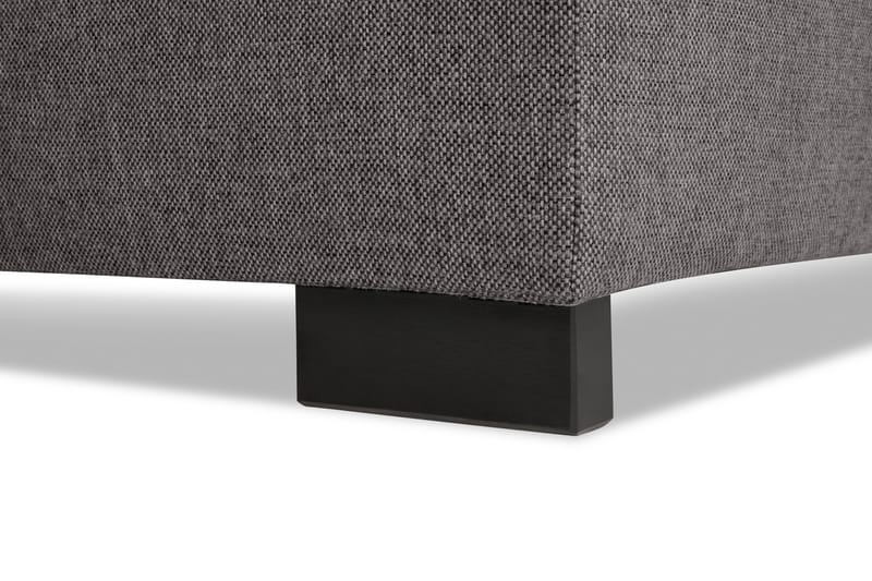 Crazy Limited Edition 4-sits Vänstervänd L-formad Djup Schäslongsoffa i Tyg - Grå - Möbler - Soffa - Divansoffa & schäslongsoffa - 4 sits soffa med divan