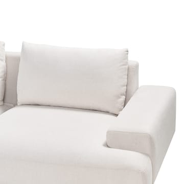 Hörnsoffa Mariferd - Beige, svart, mörkt trä/Högervänd - Möbler - Soffa - Divansoffa & schäslongsoffa - 3 sits soffa med divan