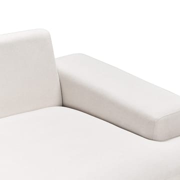 Hörnsoffa Mariferd - Beige, svart, mörkt trä/Högervänd - Möbler - Soffa - Divansoffa & schäslongsoffa - 3 sits soffa med divan