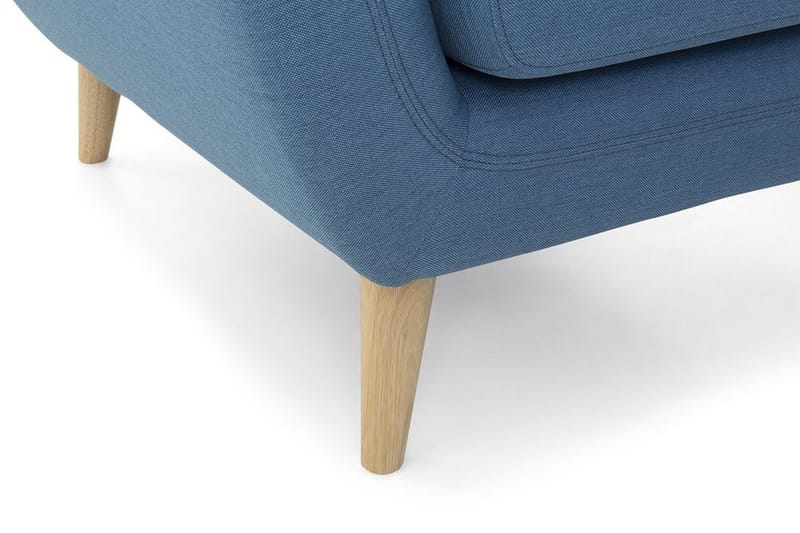 Hörnsoffa Motala 140 cm - Blå - Möbler - Soffa - Divansoffa & schäslongsoffa - 3 sits soffa med divan