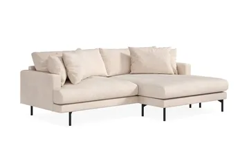 Menard 4-sits Högervänd L-formad Divansoffa i Manchester - Beige - Möbler - Soffa - Divansoffa & schäslongsoffa - 4 sits soffa med divan