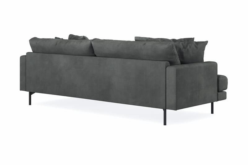 Menard 4-sits Högervänd L-formad Divansoffa i Manchester - Grå - Möbler - Soffa - Divansoffa & schäslongsoffa - 4 sits soffa med divan