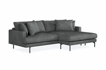 Menard 4-sits Högervänd L-formad Divansoffa i Manchester - Grå - Möbler - Soffa - Divansoffa & schäslongsoffa - 4 sits soffa med divan