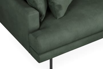Menard 4-sits Högervänd L-formad Divansoffa i Manchester - Grön - Möbler - Soffa - Divansoffa & schäslongsoffa - 4 sits soffa med divan