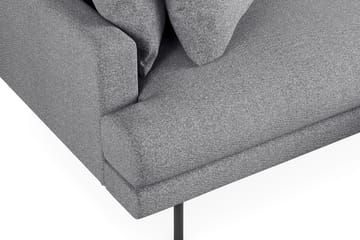 Menard 4-sits Högervänd L-formad Divansoffa i Tyg - Grå - Möbler - Soffa - Divansoffa & schäslongsoffa - 4 sits soffa med divan