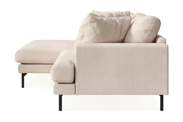 Menard 4-sits Vänstervänd L-formad Divansoffa i Manchester - Beige - Möbler - Soffa - Divansoffa & schäslongsoffa - 4 sits soffa med divan