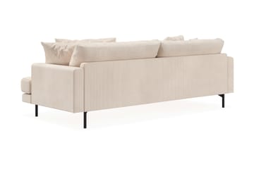 Menard 4-sits Vänstervänd L-formad Divansoffa i Manchester - Beige - Möbler - Soffa - Divansoffa & schäslongsoffa - 4 sits soffa med divan