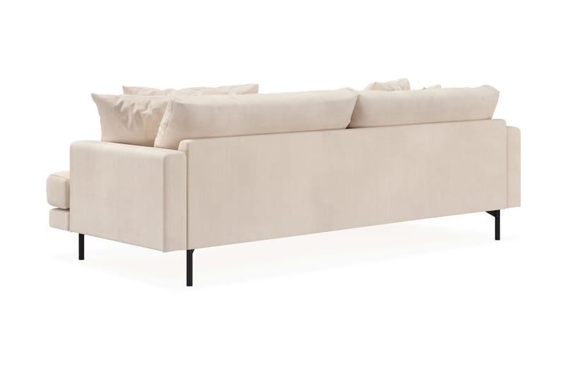 Menard 4-sits Vänstervänd L-formad Divansoffa i Manchester - Beige - Möbler - Soffa - Divansoffa & schäslongsoffa - 4 sits soffa med divan