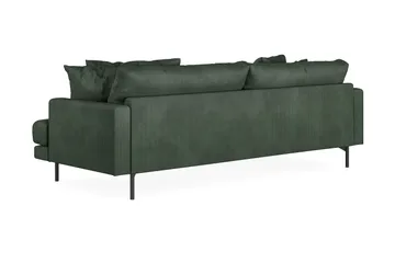 Menard 4-sits Vänstervänd L-formad Divansoffa i Manchester - Grön - Möbler - Soffa - Divansoffa & schäslongsoffa - 4 sits soffa med divan