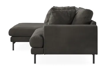 Menard 4-sits Vänstervänd L-formad Divansoffa i Manchester - Mörkgrå - Möbler - Soffa - Divansoffa & schäslongsoffa - 4 sits soffa med divan