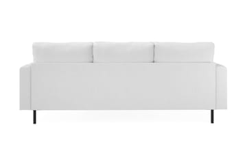 Menard Compact 3-sits Högervänd L-formad Divansoffa i Bouclé - Vit - Möbler - Soffa - Divansoffa & schäslongsoffa - 3 sits soffa med divan