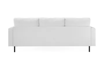 Menard Compact 3-sits Högervänd L-formad Divansoffa i Bouclé - Vit - Möbler - Soffa - Divansoffa & schäslongsoffa - 3 sits soffa med divan
