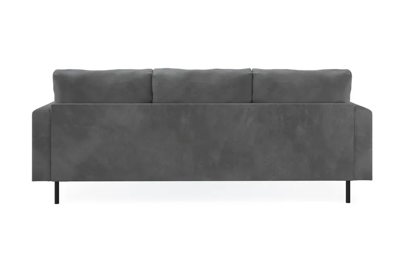 Menard Compact 3-sits Högervänd L-formad Divansoffa i Manchester - Grå - Möbler - Soffa - Divansoffa & schäslongsoffa - 3 sits soffa med divan