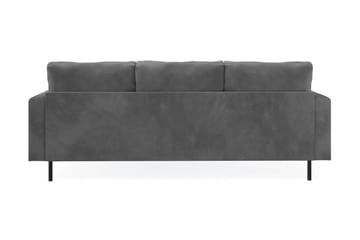 Menard Compact 3-sits Högervänd L-formad Divansoffa i Manchester - Grå - Möbler - Soffa - Divansoffa & schäslongsoffa - 3 sits soffa med divan
