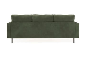 Menard Compact 3-sits Högervänd L-formad Divansoffa i Manchester - Grön - Möbler - Soffa - Divansoffa & schäslongsoffa - 3 sits soffa med divan