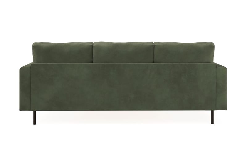 Menard Compact 3-sits Högervänd L-formad Divansoffa i Manchester - Grön - Möbler - Soffa - Divansoffa & schäslongsoffa - 3 sits soffa med divan