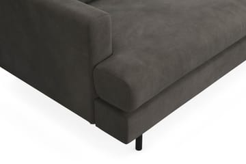 Menard Compact 3-sits Högervänd L-formad Divansoffa i Manchester - Mörkgrå - Möbler - Soffa - Divansoffa & schäslongsoffa - 3 sits soffa med divan