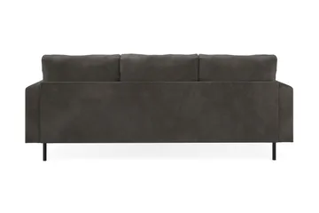 Menard Compact 3-sits Högervänd L-formad Divansoffa i Manchester - Mörkgrå - Möbler - Soffa - Divansoffa & schäslongsoffa - 3 sits soffa med divan