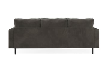 Menard Compact 3-sits Högervänd L-formad Divansoffa i Manchester - Mörkgrå - Möbler - Soffa - Divansoffa & schäslongsoffa - 3 sits soffa med divan