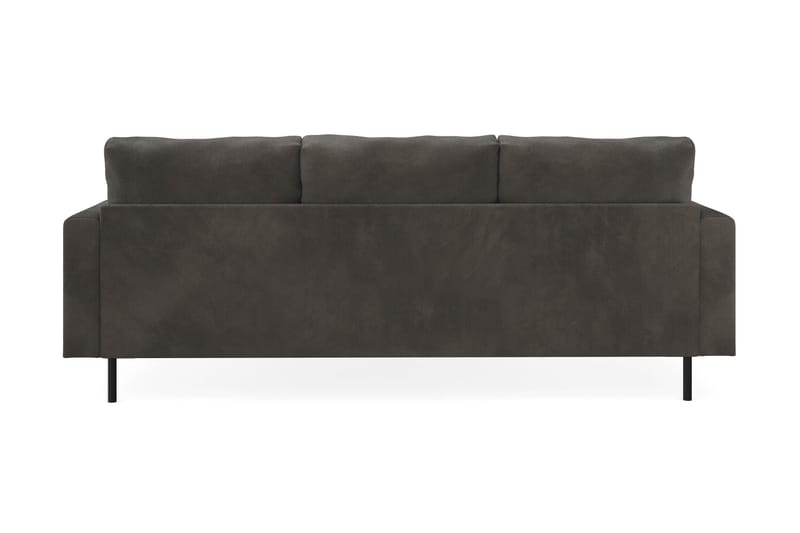 Menard Compact 3-sits Högervänd L-formad Divansoffa i Manchester - Mörkgrå - Möbler - Soffa - Divansoffa & schäslongsoffa - 3 sits soffa med divan