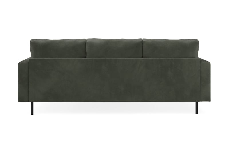 Menard Compact 3-sits Högervänd L-formad Divansoffa i Manchester - Mörkgrön - Möbler - Soffa - Divansoffa & schäslongsoffa - 3 sits soffa med divan