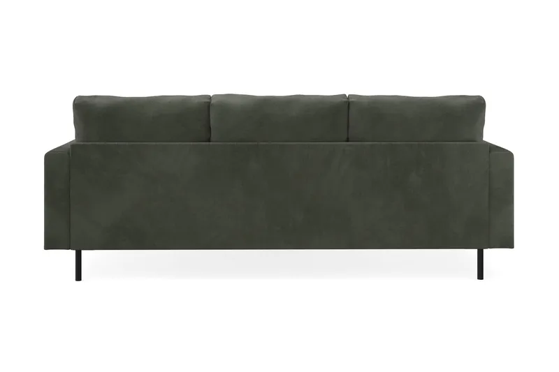 Menard Compact 3-sits Högervänd L-formad Divansoffa i Manchester - Mörkgrön - Möbler - Soffa - Divansoffa & schäslongsoffa - 3 sits soffa med divan