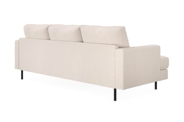 Menard Compact 3-sits Högervänd L-formad Divansoffa i Tyg - Beige - Möbler - Soffa - Divansoffa & schäslongsoffa - 3 sits soffa med divan