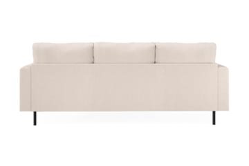 Menard Compact 3-sits Högervänd L-formad Divansoffa i Tyg - Beige - Möbler - Soffa - Divansoffa & schäslongsoffa - 3 sits soffa med divan