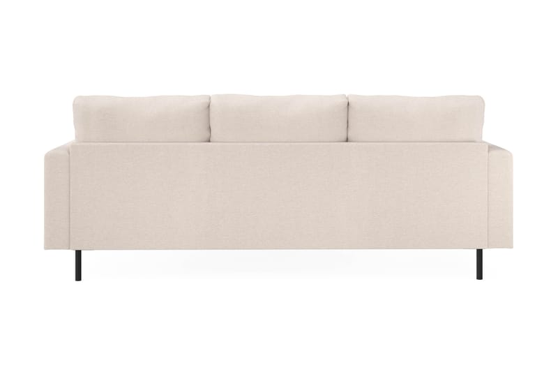 Menard Compact 3-sits Högervänd L-formad Divansoffa i Tyg - Beige - Möbler - Soffa - Divansoffa & schäslongsoffa - 3 sits soffa med divan