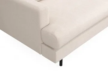 Menard Compact 3-sits Högervänd L-formad Divansoffa i Tyg - Beige - Möbler - Soffa - Divansoffa & schäslongsoffa - 3 sits soffa med divan