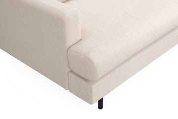 Menard Compact 3-sits Högervänd L-formad Divansoffa i Tyg - Beige - Möbler - Soffa - Divansoffa & schäslongsoffa - 3 sits soffa med divan