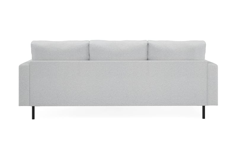 Menard Compact 3-sits Högervänd L-formad Divansoffa i Tyg - Ljusgrå - Möbler - Soffa - Divansoffa & schäslongsoffa - 3 sits soffa med divan