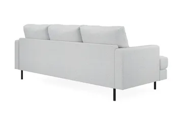Menard Compact 3-sits Högervänd L-formad Divansoffa i Tyg - Ljusgrå - Möbler - Soffa - Divansoffa & schäslongsoffa - 3 sits soffa med divan