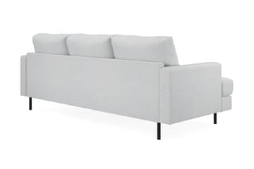 Menard Compact 3-sits Högervänd L-formad Divansoffa i Tyg - Ljusgrå - Möbler - Soffa - Divansoffa & schäslongsoffa - 3 sits soffa med divan