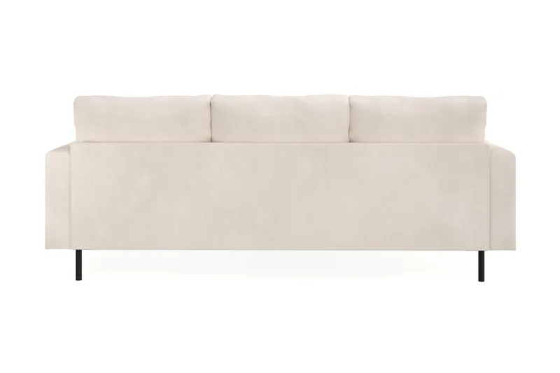 Menard Compact 3-sits Vänstervänd L-formad Divansoffa i Manchester - Beige - Möbler - Soffa - Divansoffa & schäslongsoffa - 3 sits soffa med divan