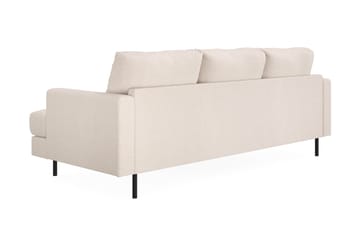 Menard Compact 3-sits Vänstervänd L-formad Divansoffa i Tyg - Beige - Möbler - Soffa - Divansoffa & schäslongsoffa - 3 sits soffa med divan