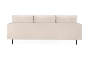 Menard Compact 3-sits Vänstervänd L-formad Divansoffa i Tyg - Beige - Möbler - Soffa - Divansoffa & schäslongsoffa - 3 sits soffa med divan