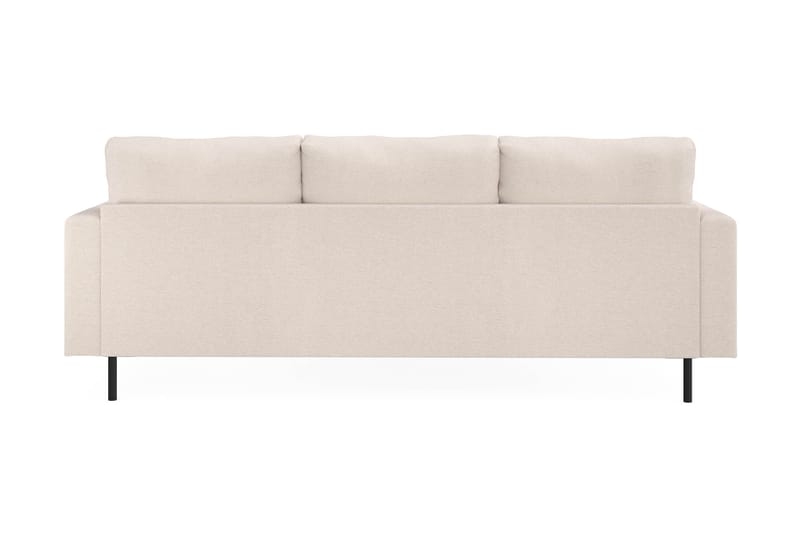 Menard Compact 3-sits Vänstervänd L-formad Divansoffa i Tyg - Beige - Möbler - Soffa - Divansoffa & schäslongsoffa - 3 sits soffa med divan