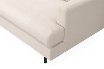 Menard Compact 3-sits Vänstervänd L-formad Divansoffa i Tyg - Beige - Möbler - Soffa - Divansoffa & schäslongsoffa - 3 sits soffa med divan