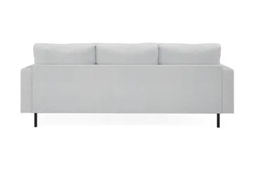 Menard Compact 3-sits Vänstervänd L-formad Divansoffa i Tyg - Ljusgrå - Möbler - Soffa - Divansoffa & schäslongsoffa - 3 sits soffa med divan