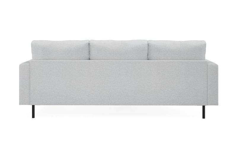 Menard Compact 3-sits Vänstervänd L-formad Divansoffa i Tyg - Ljusgrå - Möbler - Soffa - Divansoffa & schäslongsoffa - 3 sits soffa med divan