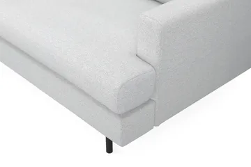 Menard Compact 3-sits Vänstervänd L-formad Divansoffa i Tyg - Ljusgrå - Möbler - Soffa - Divansoffa & schäslongsoffa - 3 sits soffa med divan